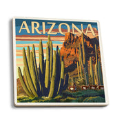 Arizona Organ Pipe Cactus Coaster