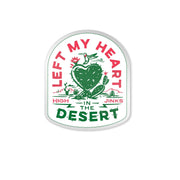 Left My Heart in the Desert Sticker