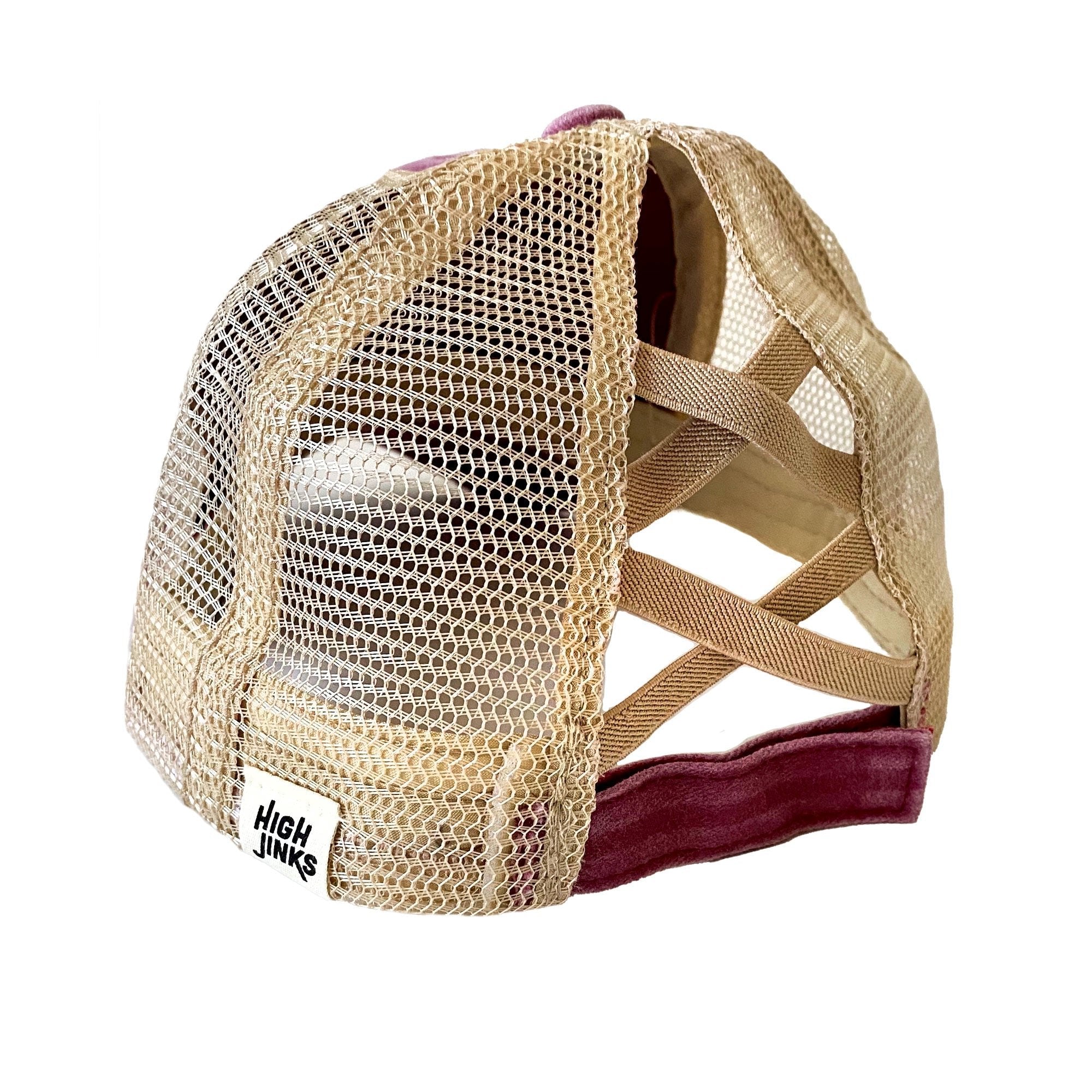 Prickly Pear Cactus Ponytail Trucker