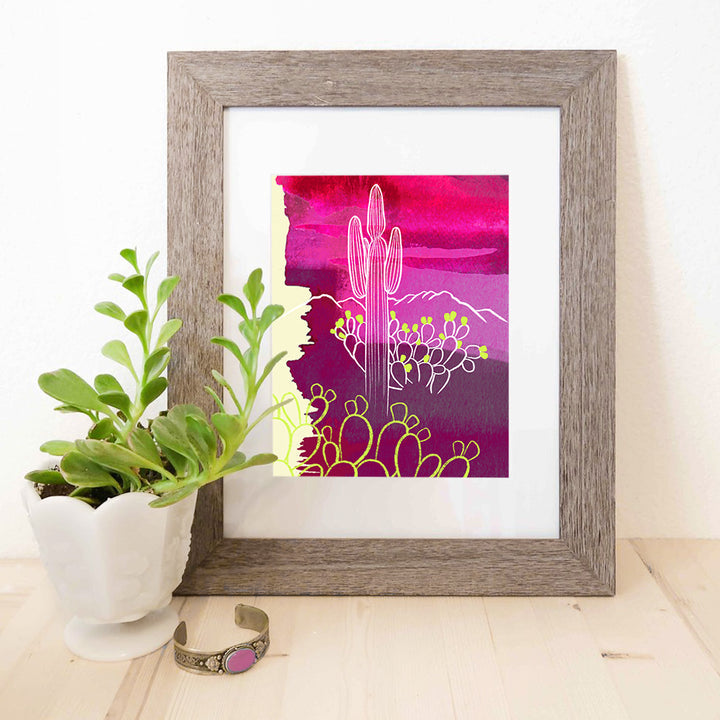 Nighttime Bloom 8 x 10 Art Print
