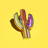 Sunset Saguaro Enamel Pin
