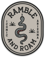 Ramble and Roam Sticker