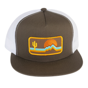 The Retrozona Flat Brim Trucker