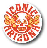 Skull and Desert Roses Sticker