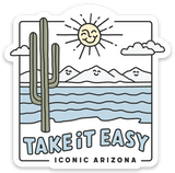 Take it Easy Sticker