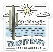 Take it Easy Sticker