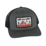 Way Out West Curved Trucker