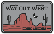 Way Out West Sticker