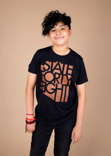 State Forty Eight Kids' Tee - Black & Copper