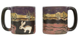 Desert Scene Round Stoneware Mug