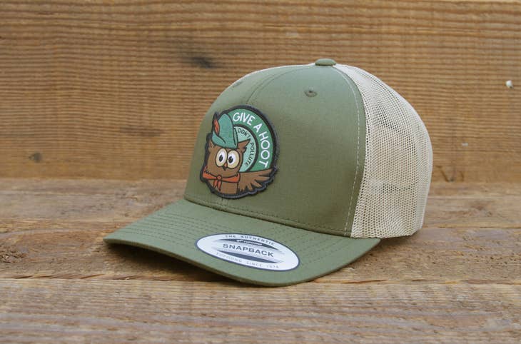Woodsy the Owl Give a Hoot Don't Pollute Trucker Hat