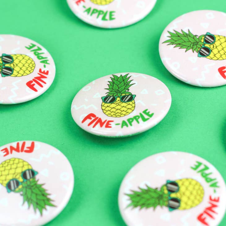 Fine-Apple Pineapple Button