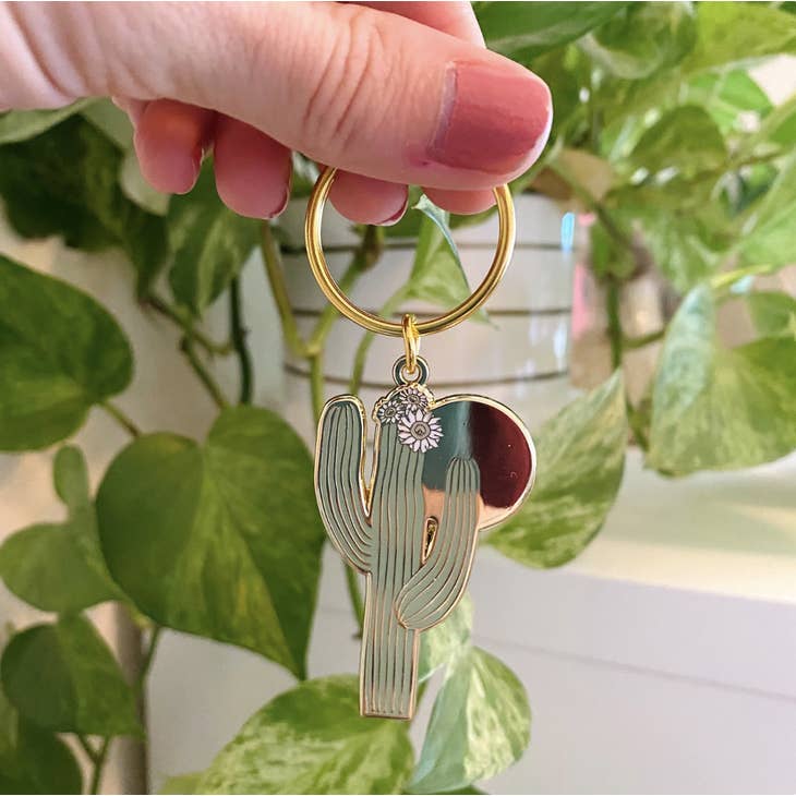 Saguaro Blossom Keychain