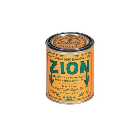 Zion National Park 1/2 Pint Candle
