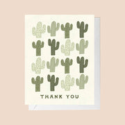 16 Cacti Thank You Greeting Card Box Set
