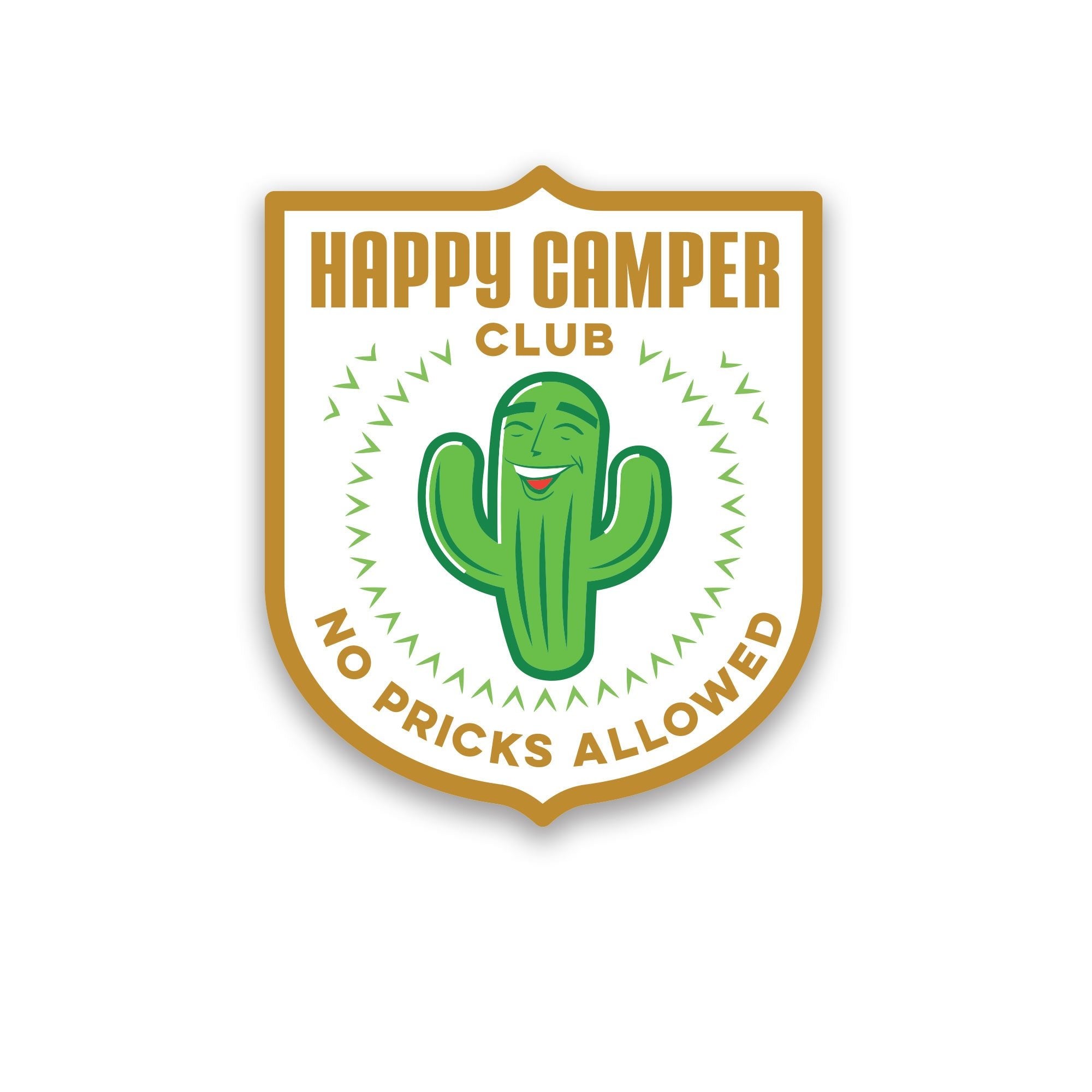 Happy Camper Club Sticker