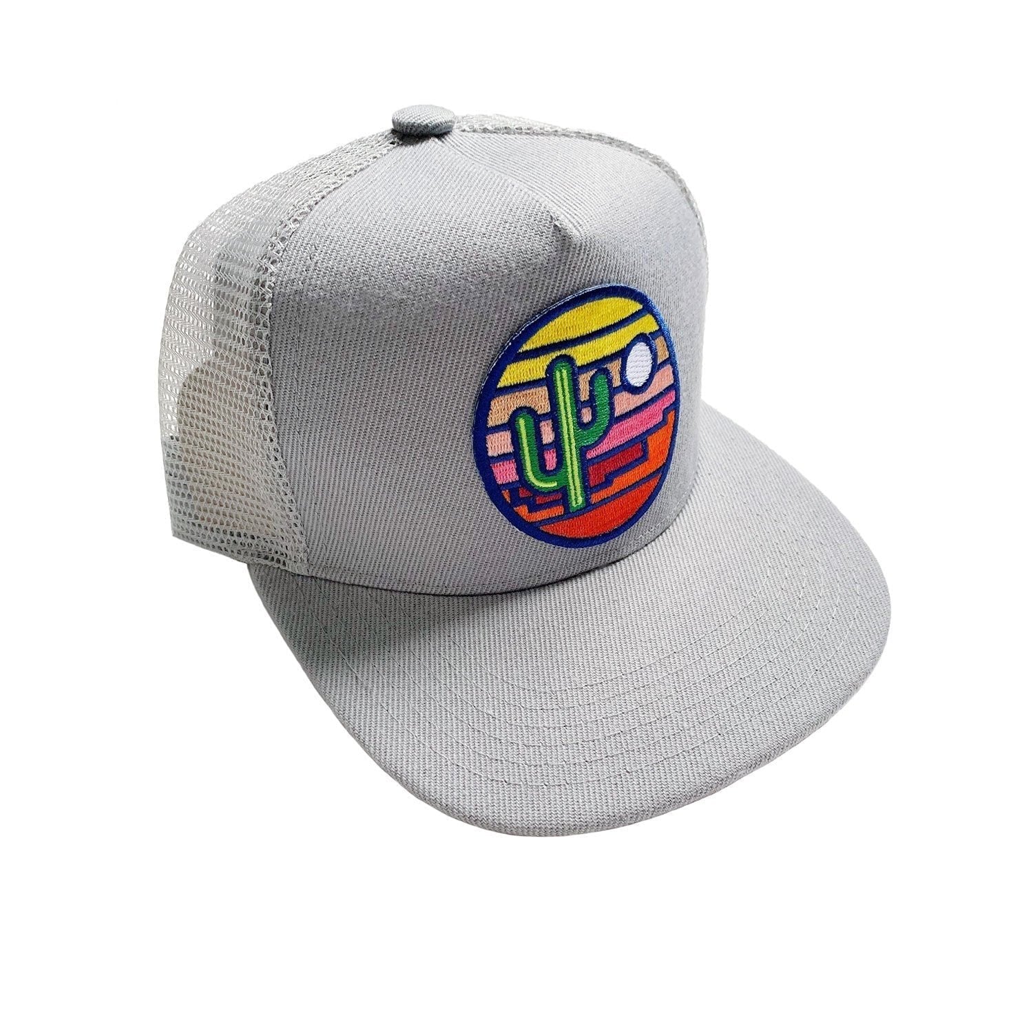 Stained Glass Sunset Kids' Trucker