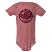 Sonoran Sunrise Onesie - Mauve