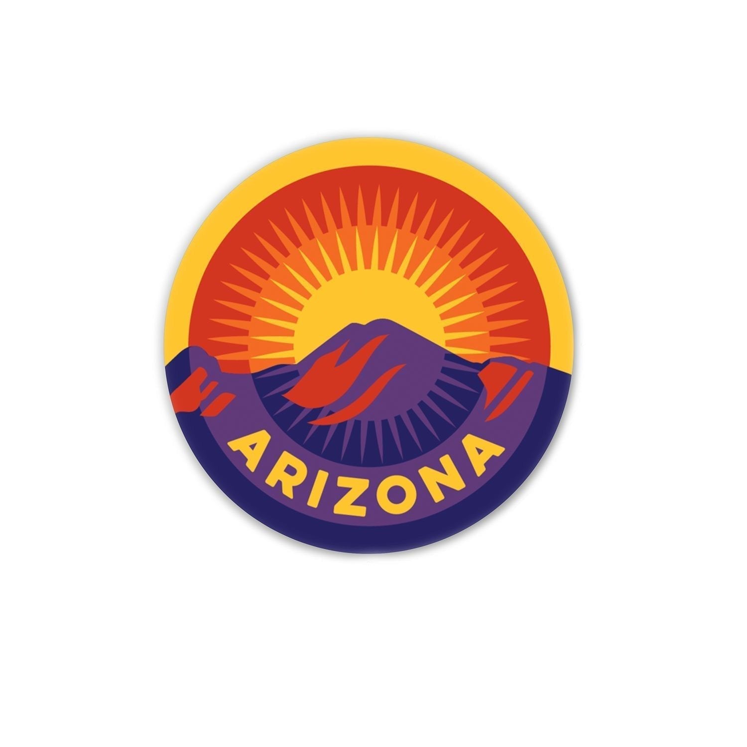 Sunset on Camelback Sticker