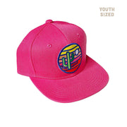 Stained Glass Sunset Kids' Flatbrim
