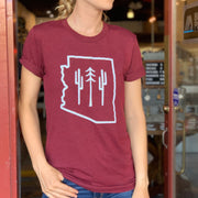 AZ Wilderness Tee - Ember Red