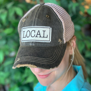 Local Distressed Trucker Hat