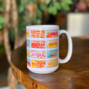 Arizona License Plates Ceramic Mug