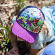 Butterfly & Bees Kids Trucker Hat